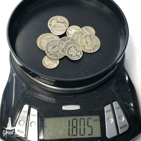 90% Silver Slicks (1.805 Troy Oz)