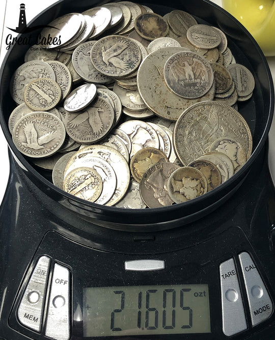 90% Silver Slicks (21.605 Troy Oz)