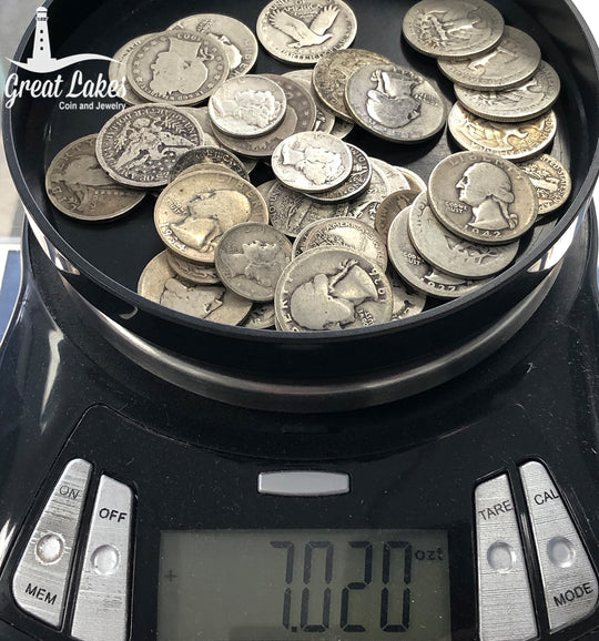 90% Silver Slicks (7.020 Troy oz)