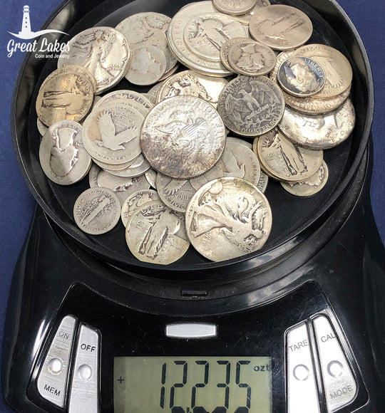 90% Silver Slicks / Damaged Coins (12.235 Troy Oz)