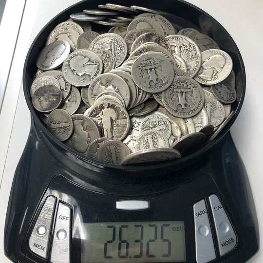 90% Silver Slicks (26.325 Troy Oz)