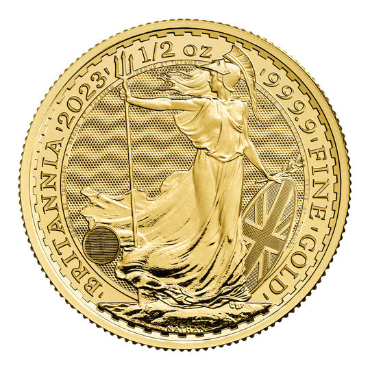 2023 British 1/2 oz Gold Britannia (BU)