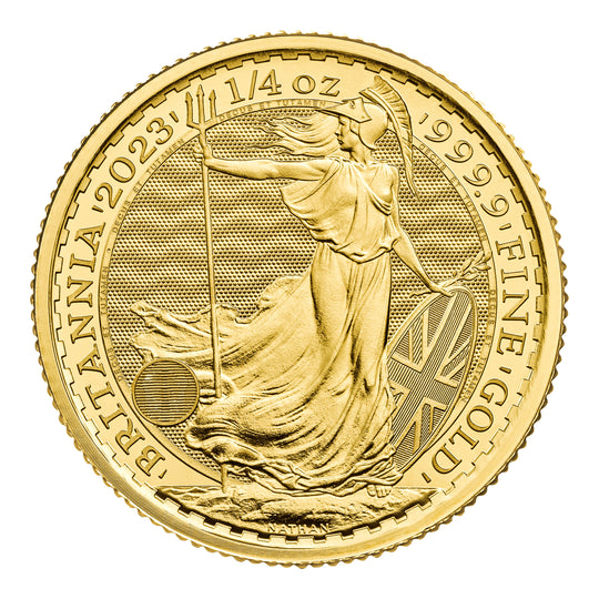 2023 British 1/4 oz Gold Britannia (BU)