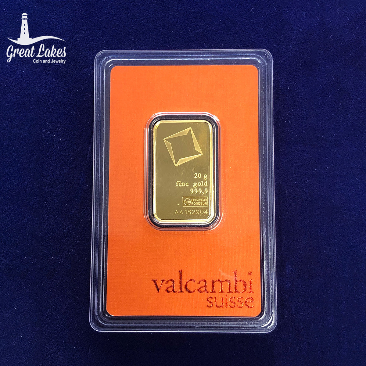 Valcambi 20 g Gold Bar (Secondary Market)