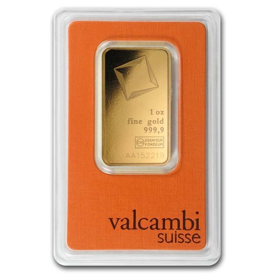 Valcambi 1 oz Gold Bar