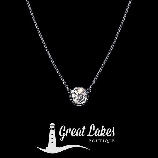 White Gold & Diamond Necklace