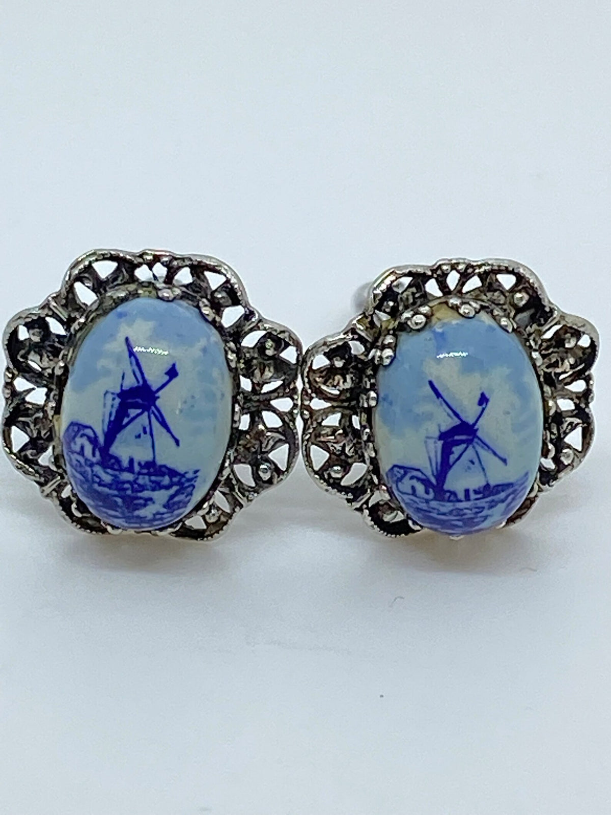 Vintage Dutch Windmill Cuff Links
