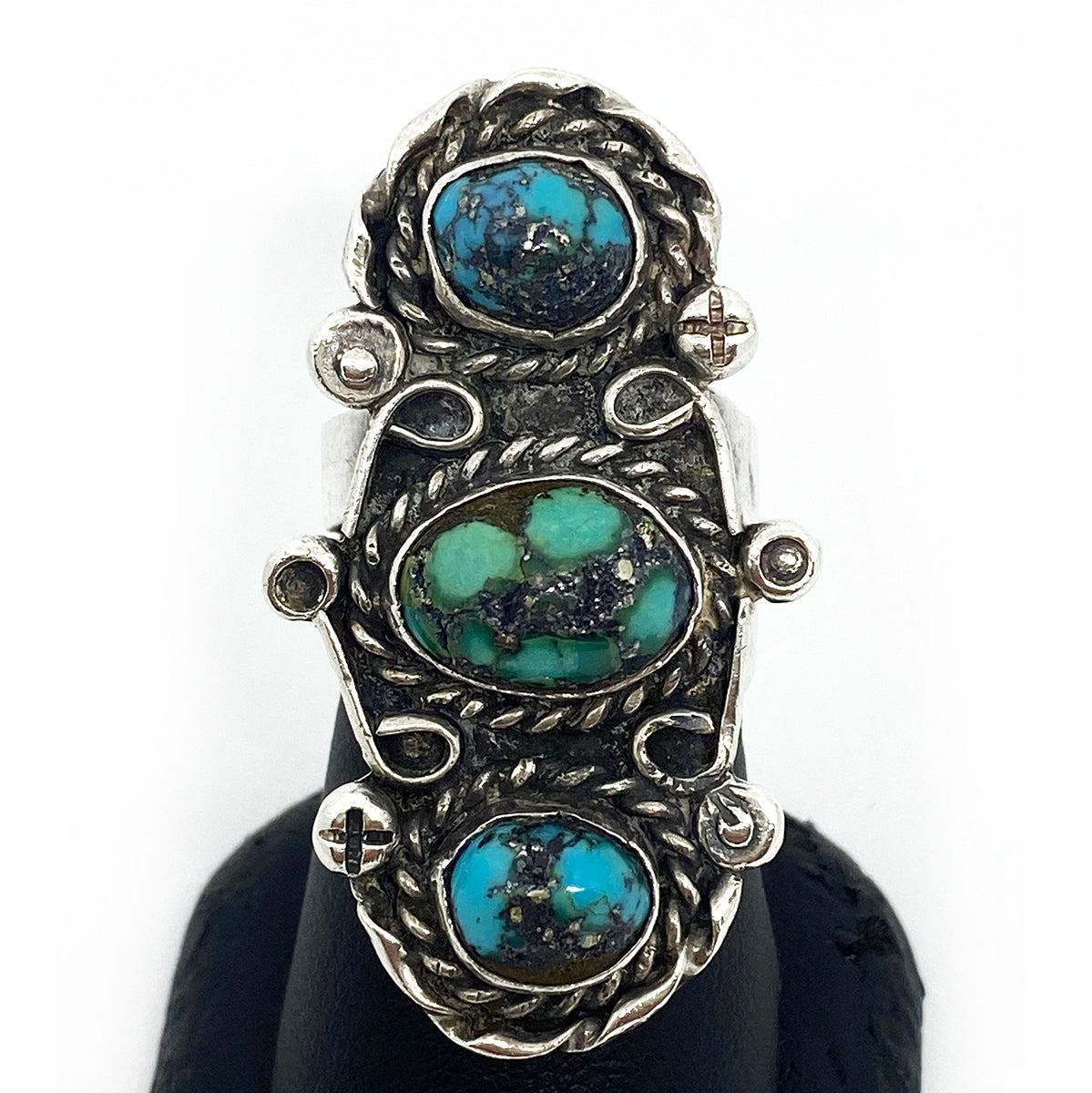 Great Lakes Boutique Silver &amp; Turquoise Statement Ring