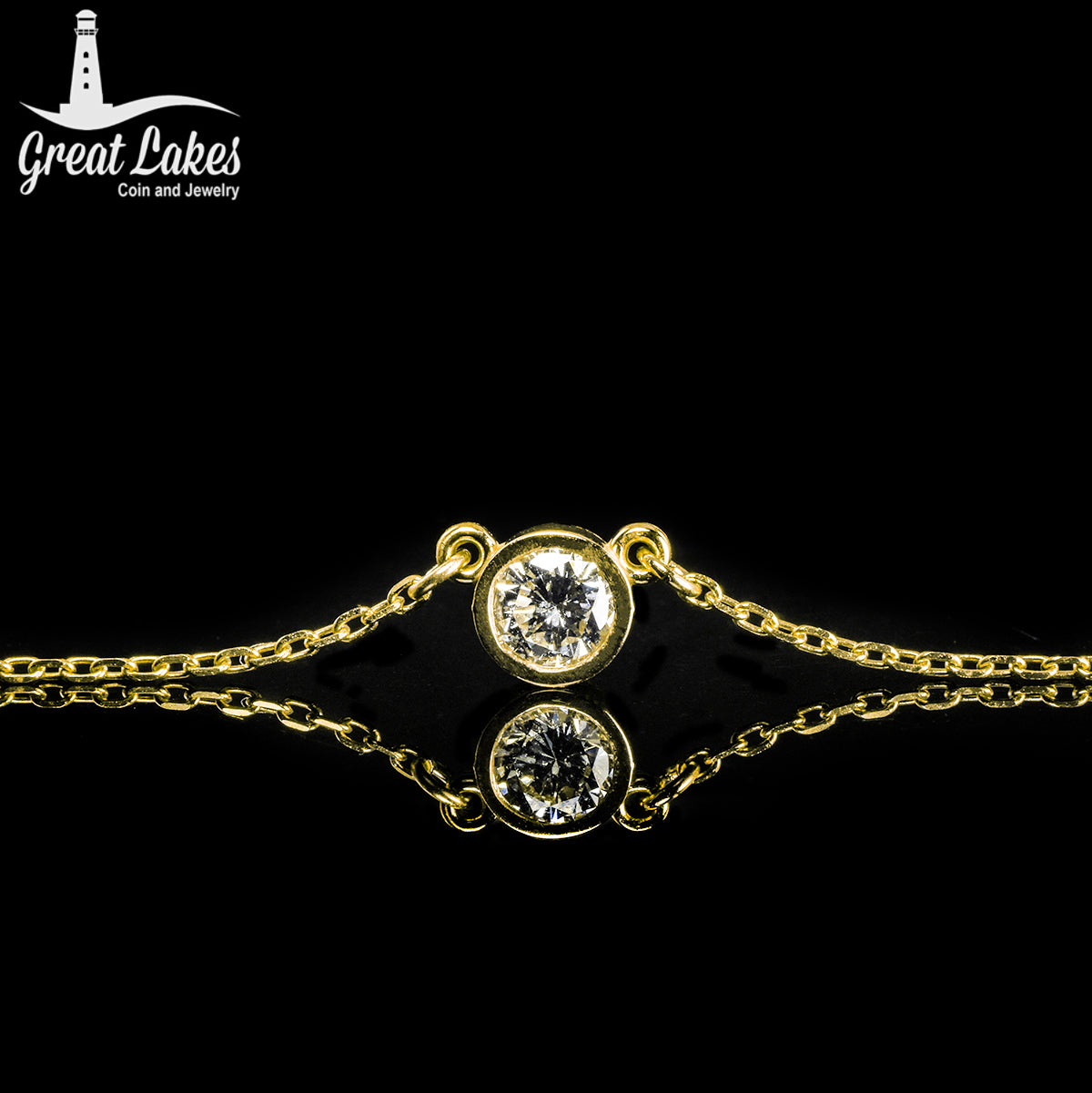 Yellow Gold &amp; Diamond Necklace